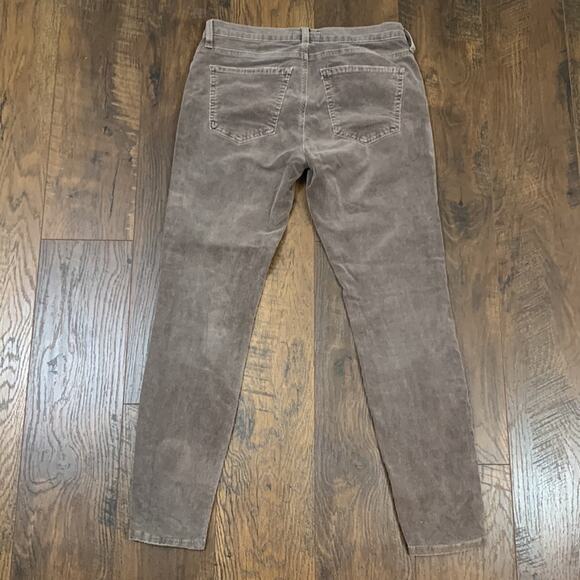Current/Elliott The Stiletto Corduroy Brown Skinny Pants - Picture 6 of 8